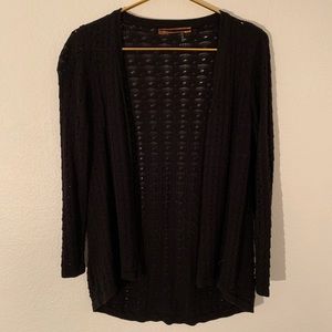 Black cardigan